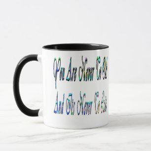 Never To Old, Motivational, Combo Coffee Mug