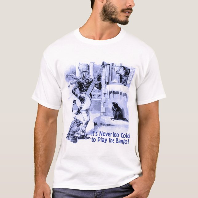 Never Too Cold Men's light short sleeve T-Shirt (Front)