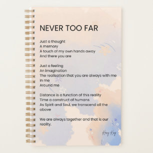 Never Too Late Love Poem Poetry Planner
