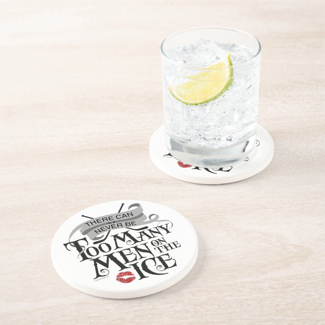 Never Too Many Men (Hockey) Coaster (Side)