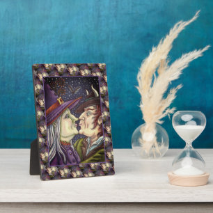 NEVER TOO OLD FOR ROMANCE, WITCH & WARLOCK IN LOVE PLAQUE