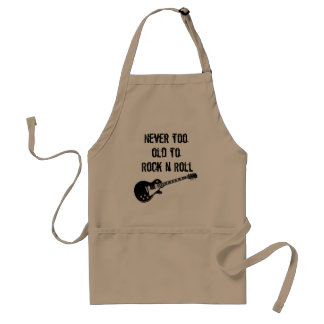 Never Too Old To Rock N Roll Standard Apron