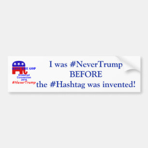 # Never Trump Bumper Sticker