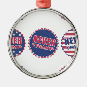 never trump metal tree decoration
