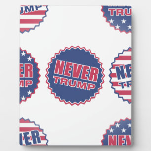 never trump plaque