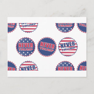 never trump postcard