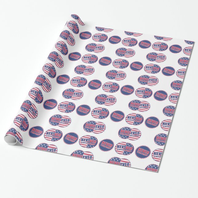 never trump wrapping paper (Unrolled)