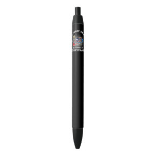 Never trust atom black ink pen