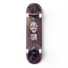 Never Trust the Living Zombie Skateboard by Agorab
