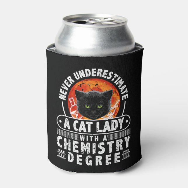 Never Underestimate A CNA Who Survived The  Pandem Can Cooler (Can Front)