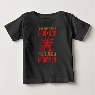 Never Underestimate A Dad Cool Dad Who Is Also A D Baby T-Shirt