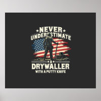 Never Underestimate A Drywaller With a Putty Knife