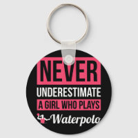 Never Underestimate A Girl Who Plays Waterpolo Wo