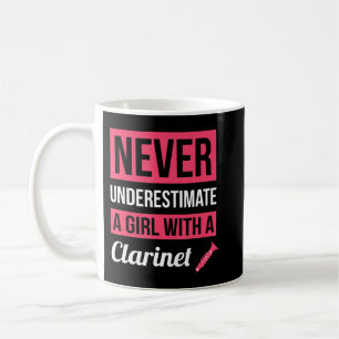 Never Underestimate A Girl With A French Horn Gif Coffee Mug