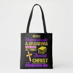 Never Underestimate A Grandpa With An RV Never Und Tote Bag