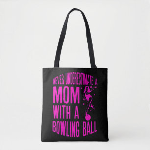 Never Underestimate A Mom With A Motorcycle Solid  Tote Bag