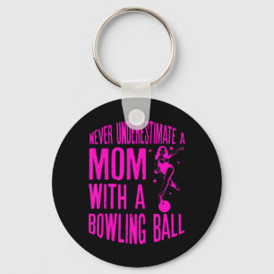 Never Underestimate A Mum With A Motorcycle Solid Key Ring