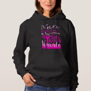 Never Underestimate a Woman Who Knows Karate Quote Hoodie