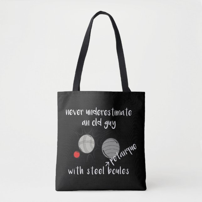 Never Underestimate An Old Hippie With A Cat Funny Tote Bag (Front)
