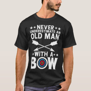 Never Underestimate an Old Man Dad Gift T-Shirt