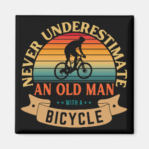 Never underestimate an old man with a bicycle magnet