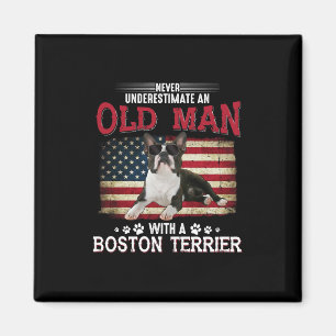 Never Underestimate An Old Man With A Boston Magnet