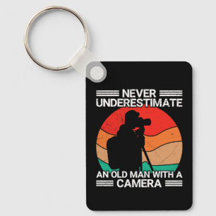 Never Underestimate An Old Man With A Camera Key Ring