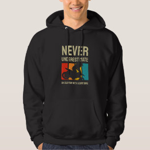 Never Underestimate an Old Man with a Dirt Bike 3 Hoodie