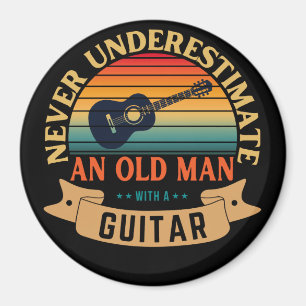 Never underestimate an old man with a guitar magnet