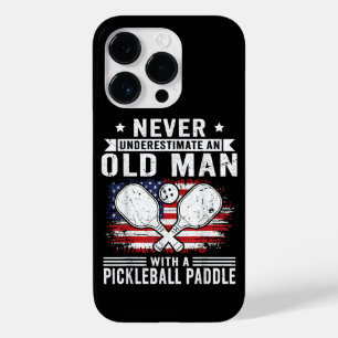 Never Underestimate an Old Man with a Pickleball Case-Mate iPhone 14 Pro Case