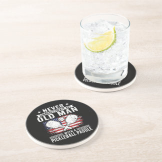 Never Underestimate an Old Man with a Pickleball Coaster