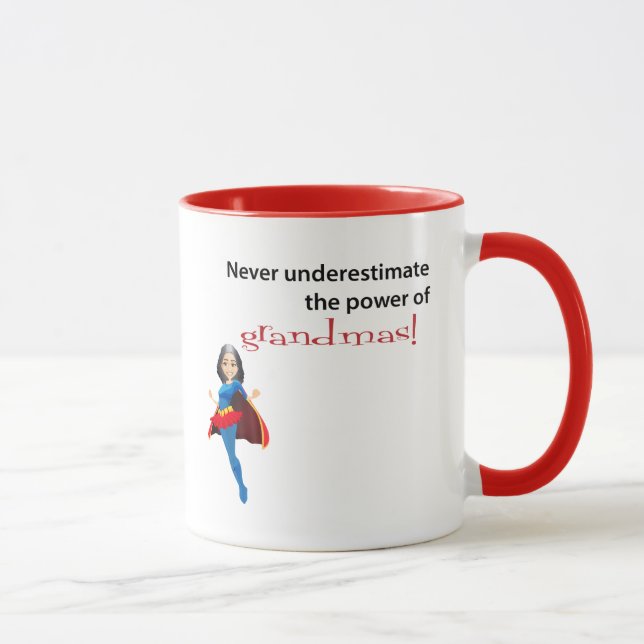 Never Underestimate Grandmas Mug (CA) (Right)