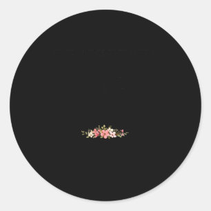Never Underestimate Old Lady Who Loves Hockey- Hoc Classic Round Sticker