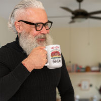 Never Underestimate Old Man Biker  Mug