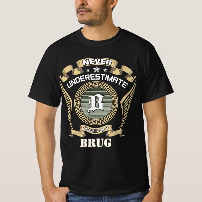 Never underestimate power of a BRUG T-Shirt (Front)