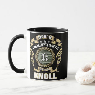 NEVER_UNDERESTIMATE_POWER_OF_A_KNOLL MUG