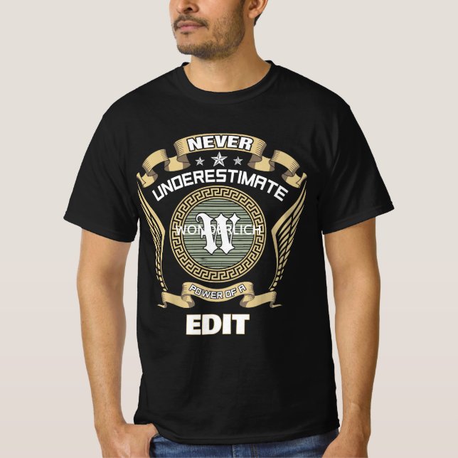 Never underestimate power of a WONDERLICH T-Shirt (Front)
