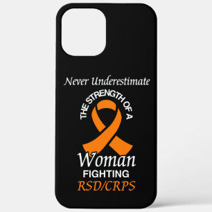 Never Underestimate/Ribbon/Woman...RSD/CRPS iPhone 12 Pro Max Case