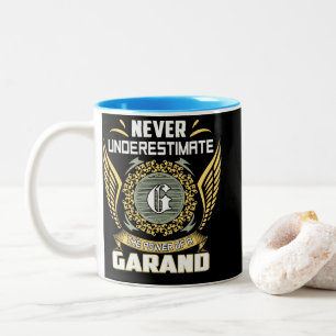 Never Underestimate The Power Of A Garand Two-Tone Coffee Mug