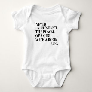 Never Underestimate The Power of a Girl Baby Bodysuit