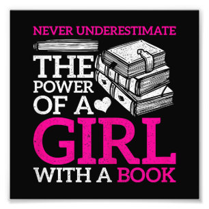Never Underestimate The Power Of A Girl With A Boo Photo Print
