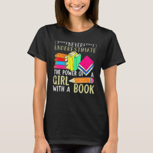 Never Underestimate The Power Of A Girl With A Boo T-Shirt