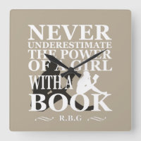 Never underestimate the power of a girl with book