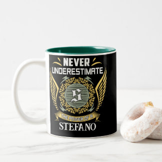 Never Underestimate The Power Of A Stefano Two-Tone Coffee Mug