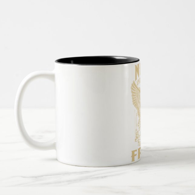 Never Underestimate The Power Of Fritz Two-Tone Coffee Mug (Left)
