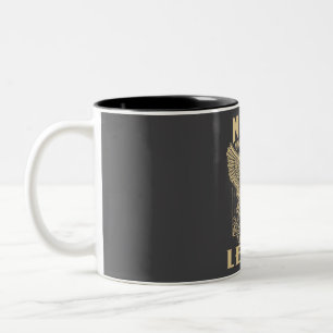 Never Underestimate The Power Of Leslie Two-Tone Coffee Mug