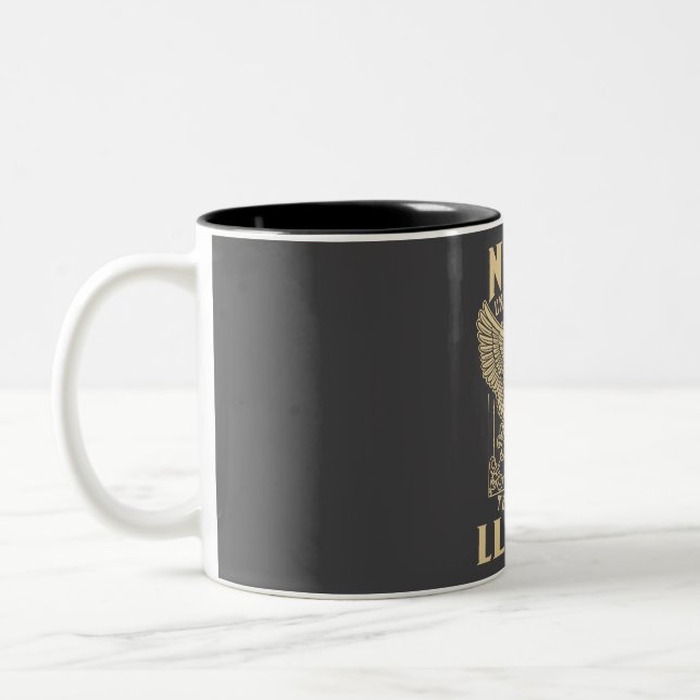 Never Underestimate The Power Of Lloyd Two-Tone Coffee Mug (Left)