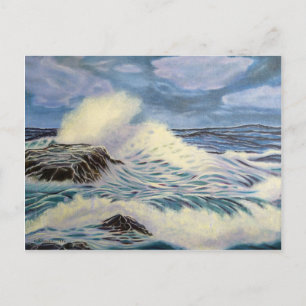 Never underestimate the power of nature postcard