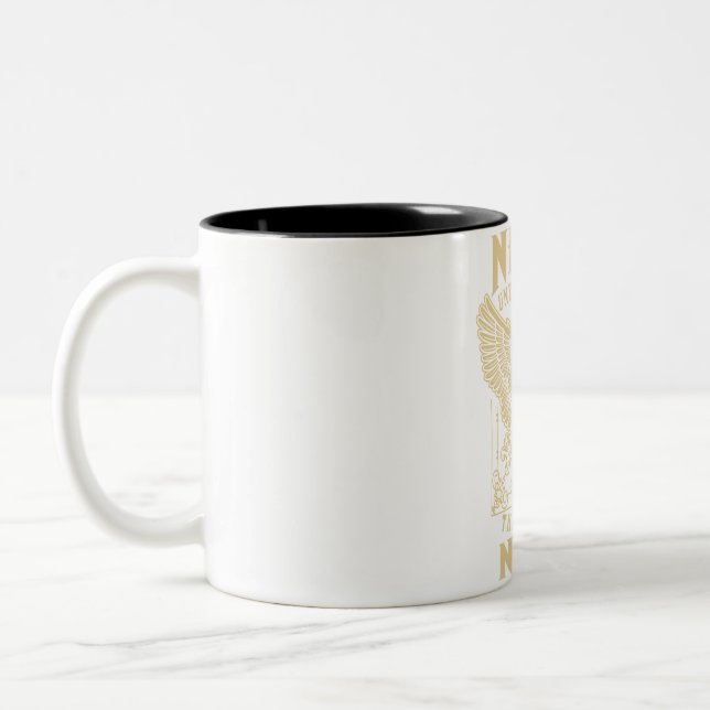 Never Underestimate The Power Of Noel Two-Tone Coffee Mug (Left)