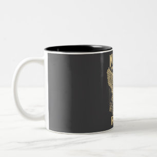 Never Underestimate The Power Of Rust Two-Tone Coffee Mug